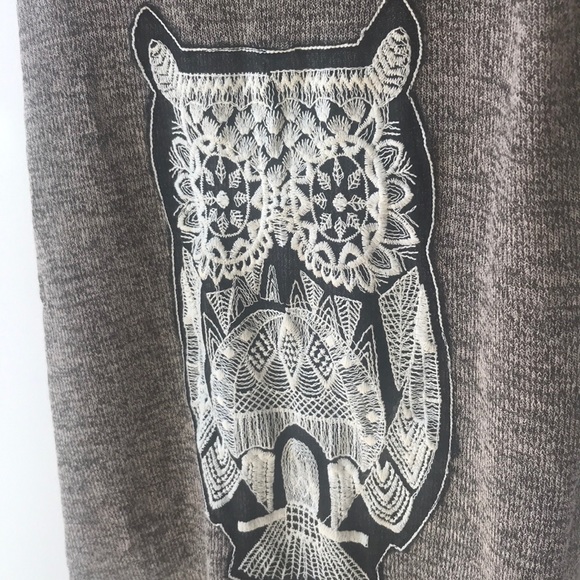 Owl Top with tie and open back - Picture 4 of 7